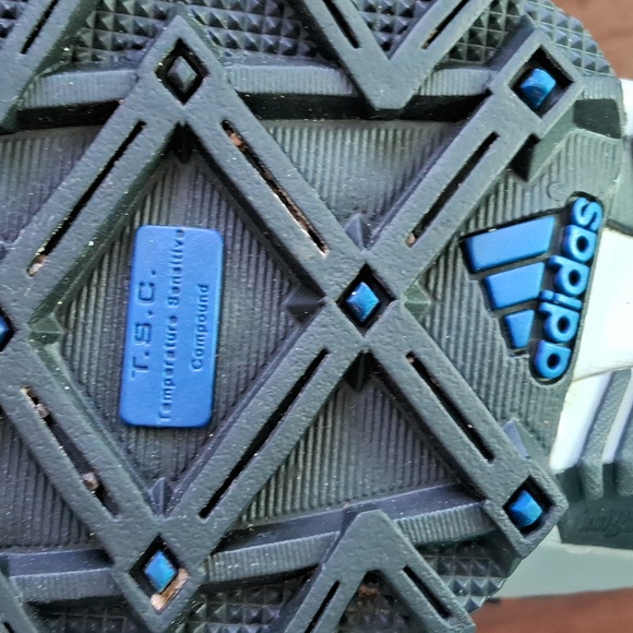 Adidas adiprene men's size 7 Blue and Gray high top sneakers - Picture 9 of 10